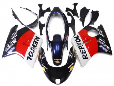 1996-2007 Rouge Noir & Blanc Repsol CBR1100XX Carénage Moto