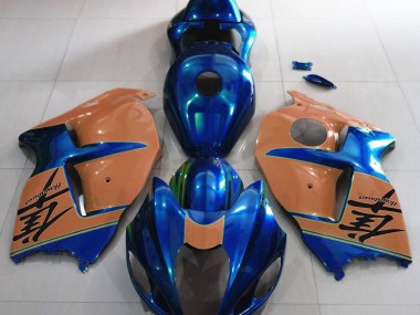 1997-2007 Bleu Brillant & Marron GSXR 1300 Carénage Moto