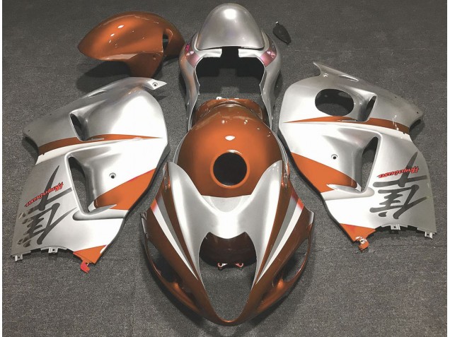 1997-2007 Orange Brillant & Argent GSXR 1300 Carénage Moto