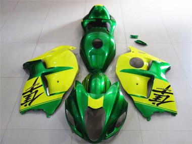 1997-2007 Vert & Jaune GSXR 1300 Carénage Moto