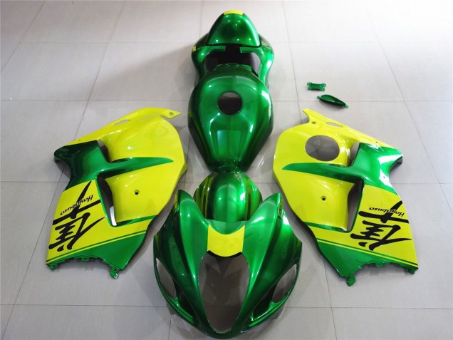 1997-2007 Vert & Jaune GSXR 1300 Carénage Moto