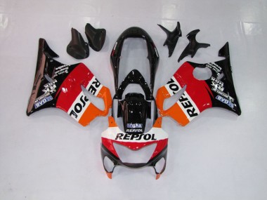 1999-2000 Repsol Rouge Orange & Noir CBR600 F4 Carénage Moto