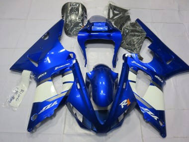 2000-2001 Bleu & Blanc R1 Carénage Moto