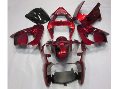 2000-2002 Rouge Métallisé ZX6R Carénage Moto