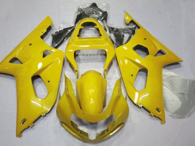 2001-2003 Jaune Vif GSXR 600-750 Carénage Moto