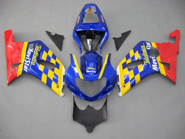 2001-2003 Movistar GSXR 600-750 Carénage Moto