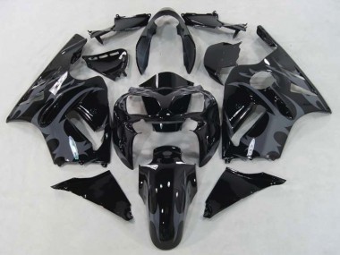 2002-2005 Guerrier Noir ZX12R Carénage Moto