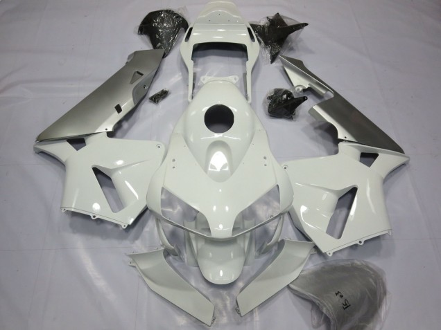 2003-2004 Argent & Blanc CBR600RR Carénage Moto