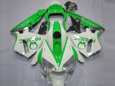 2003-2004 Blanc Brillant & Vert Pramac CBR600RR Carénage Moto