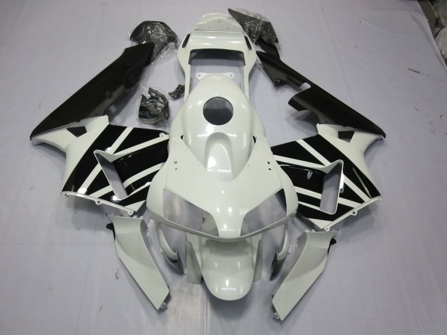 2003-2004 Blanc & Noir OEM CBR600RR Carénage Moto