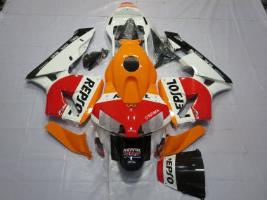 2003-2004 Blanc Orange Repsol CBR600RR Carénage Moto