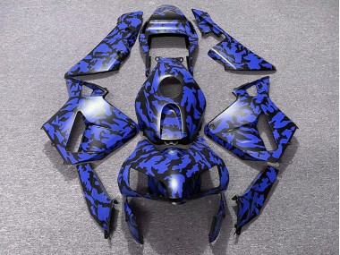 2003-2004 Bleu Camouflage CBR600RR Carénage Moto