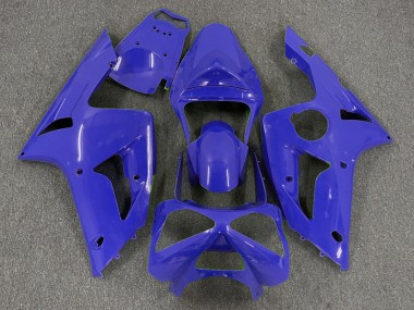 2003-2004 Bleu Foncé Uni ZX6R Carénage Moto