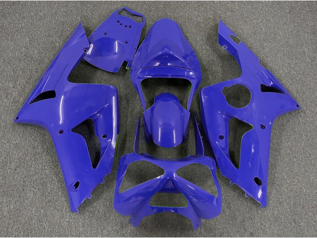 2003-2004 Bleu Foncé Uni ZX6R Carénage Moto