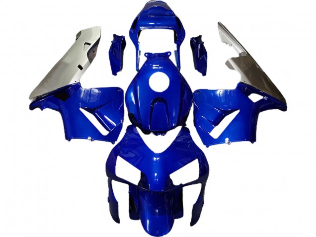 2003-2004 Bleu Profond & Argent CBR600RR Carénage Moto