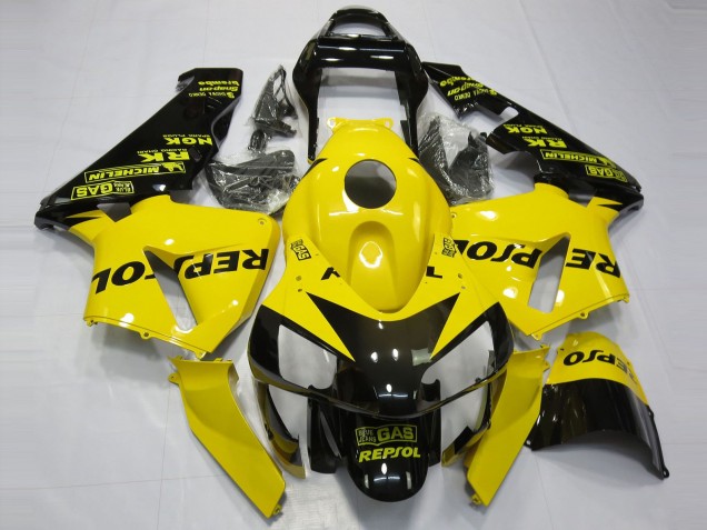 2003-2004 Jaune Brillant Repsol CBR600RR Carénage Moto