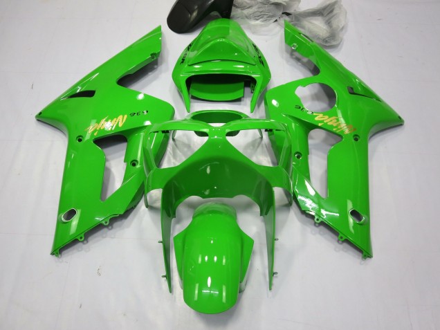 2003-2004 Ninja Vert ZX6R Carénage Moto