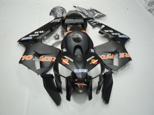 2003-2004 Noir Mat Repsol CBR600RR Carénage Moto