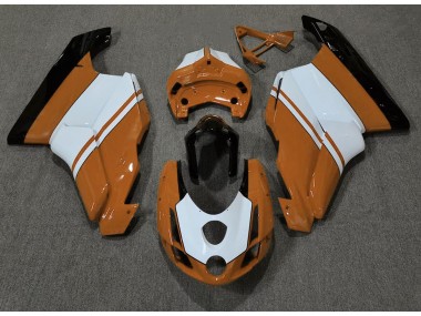 2003-2004 Orange Brillant & Blanc Ducati 749 999 Carénage Moto