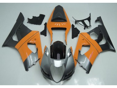 2003-2004 Orange Clair Argent & Noir GSXR 1000 Carénage Moto