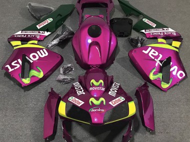 2003-2004 Rose Vif Movistar CBR600RR Carénage Moto