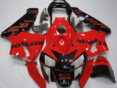 2003-2004 Rouge Brillant Repsol CBR600RR Carénage Moto