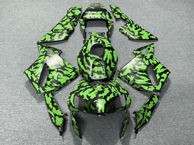 2003-2004 Vert Camouflage CBR600RR Carénage Moto