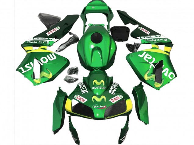 2003-2004 Vert Movistar CBR600RR Carénage Moto