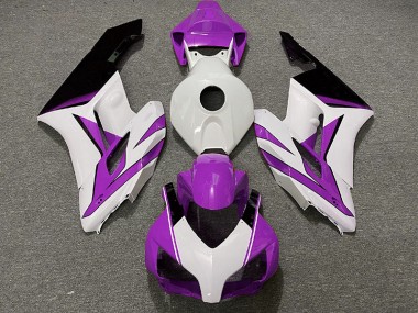 2004-2005 Blanc Violet & Noir Brillant CBR1000RR Carénage Moto