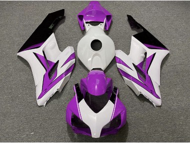 2004-2005 Blanc Violet & Noir Brillant CBR1000RR Carénage Moto