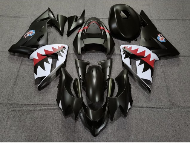 2004-2005 Bomber Betty Noir Mat ZX10R Carénage Moto