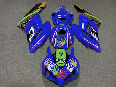 2004-2005 Requin Bleu Foncé CBR1000RR Carénage Moto