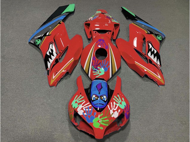 2004-2005 Requin Rouge CBR1000RR Carénage Moto