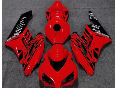 2004-2005 Rouge Brillant Flamme CBR1000RR Carénage Moto