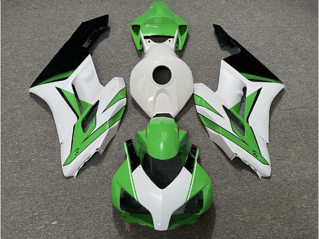 2004-2005 Vert Blanc & Noir Brillant CBR1000RR Carénage Moto