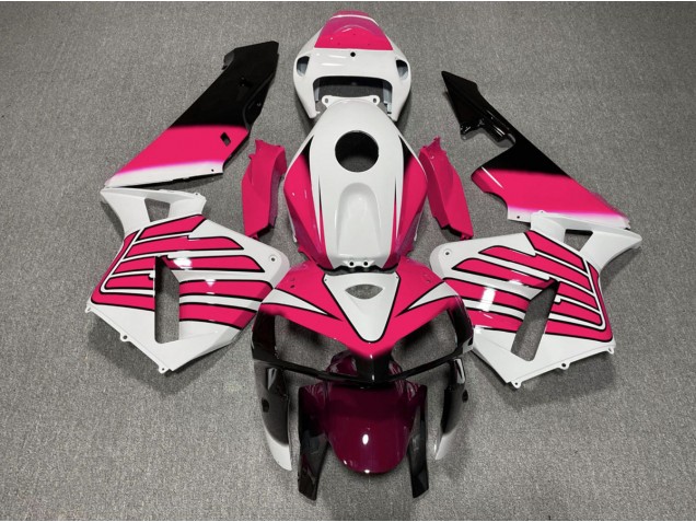 2005-2006 Ailes Roses & Blanches CBR600RR Carénage Moto