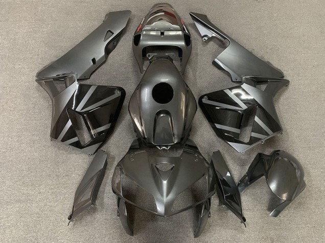 2005-2006 Argent Foncé & Noir CBR600RR Carénage Moto