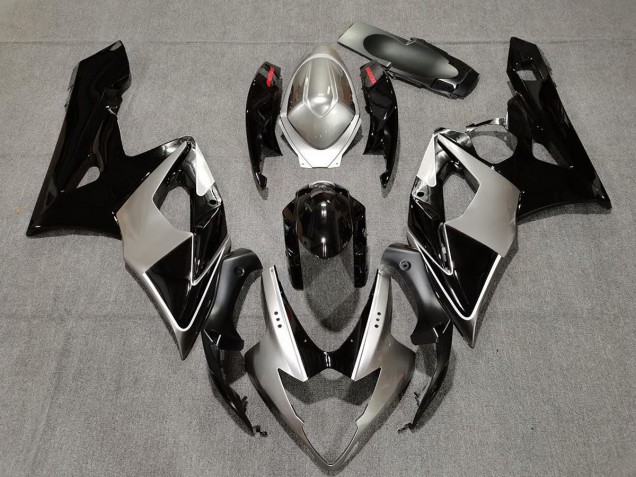 2005-2006 Argent & Noir GSXR 1000 Carénage Moto