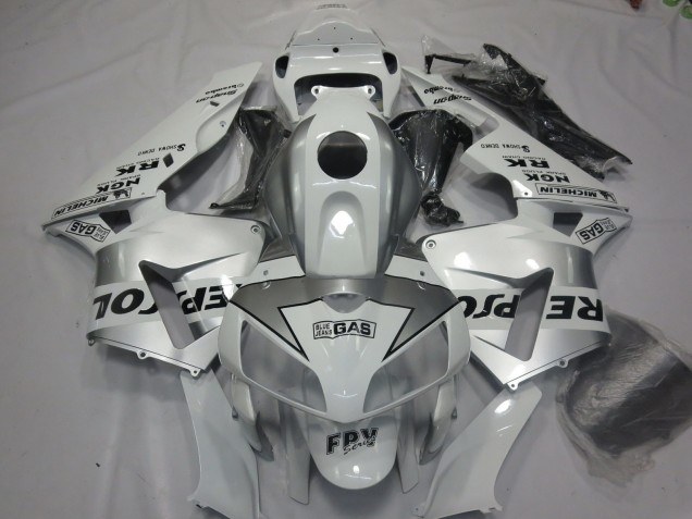 2005-2006 Argent Repsol CBR600RR Carénage Moto