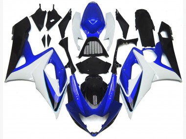 2005-2006 Bleu Brillant & Blanc GSXR 1000 Carénage Moto