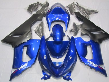 2005-2006 Bleu & Noir ZX6R Carénage Moto