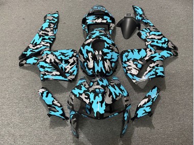 2005-2006 Camouflage & Cyan Clair CBR600RR Carénage Moto