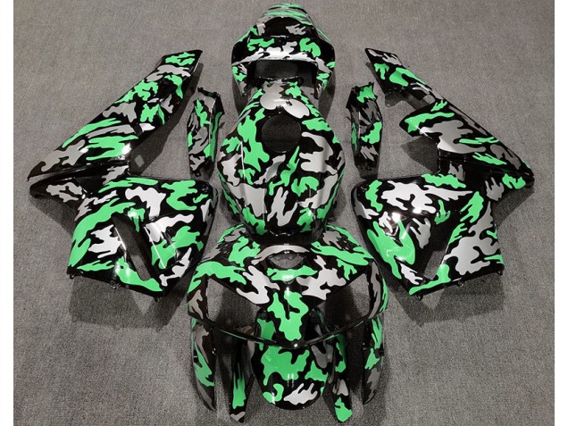 2005-2006 Camouflage & Vert Clair CBR600RR Carénage Moto