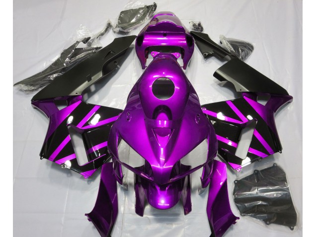 2005-2006 Design Violet & Noir Brillant CBR600RR Carénage Moto