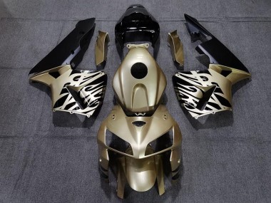 2005-2006 Noir Doré CBR600RR Carénage Moto