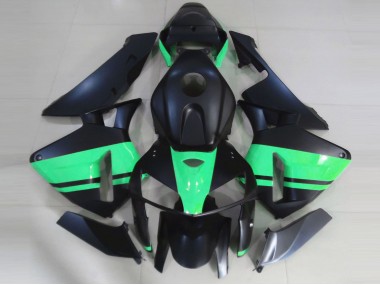 2005-2006 Noir Mat & Vert Spécial CBR600RR Carénage Moto