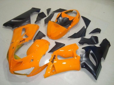 2005-2006 Orange Noir ZX6R Carénage Moto