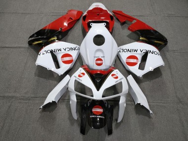 2005-2006 Rouge Konica Minolta CBR600RR Carénage Moto