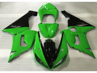 2005-2006 Vert Brillant & Noir ZX6R Carénage Moto