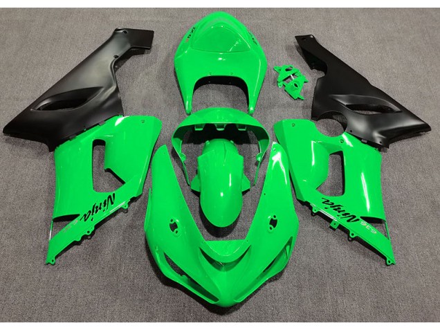 2005-2006 Vert Brillant ZX6R Carénage Moto